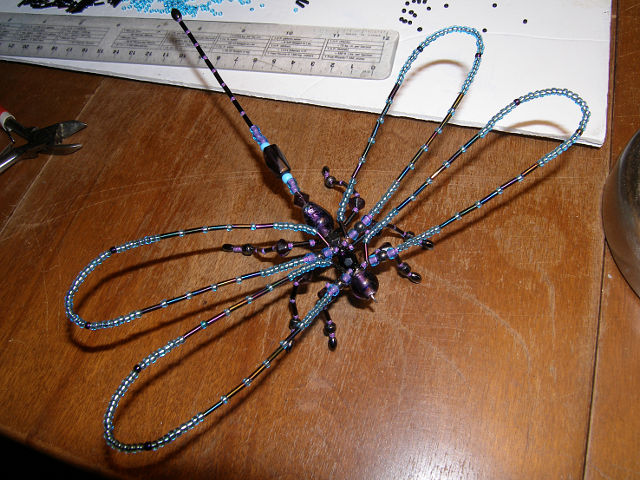 Beaded Dragonfly #305