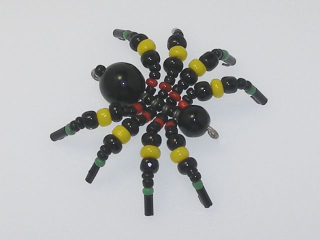 Beaded Spider #118